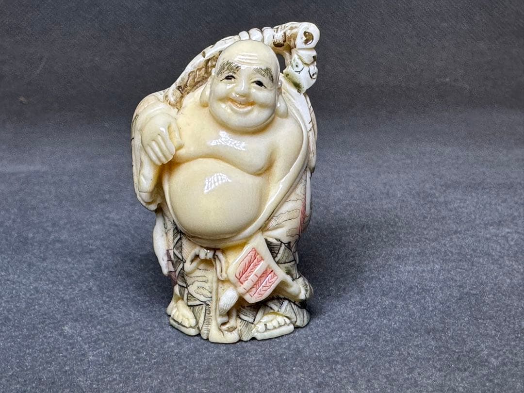 極上 根付 天然素材 アンティーク 和彫 置物 骨董 飾り物 古美術品 置物