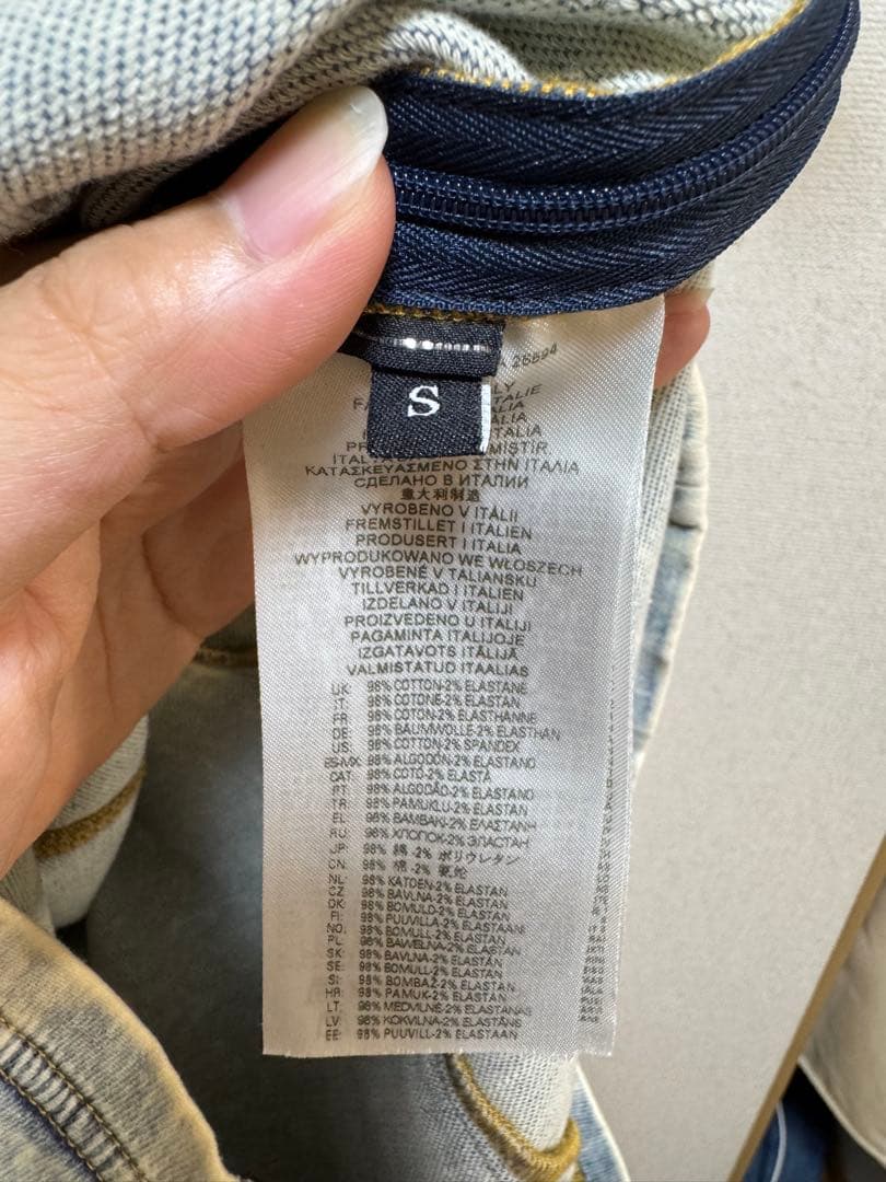 DIESEL レディース　ノースリーブ　デニム素材