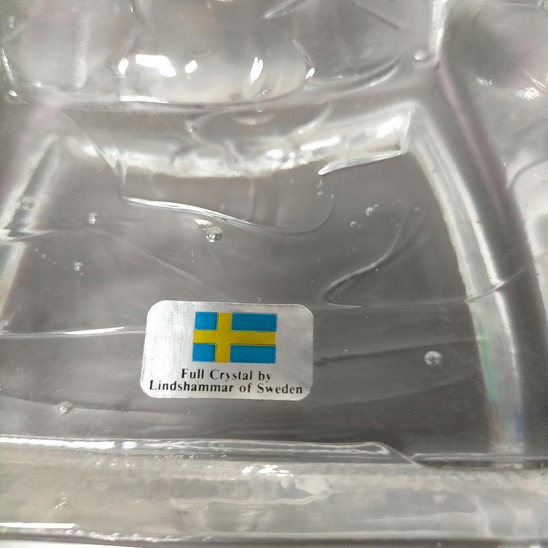 ひなすけ様専用 スウェーデン製 クリアガラス馬のオブジェ