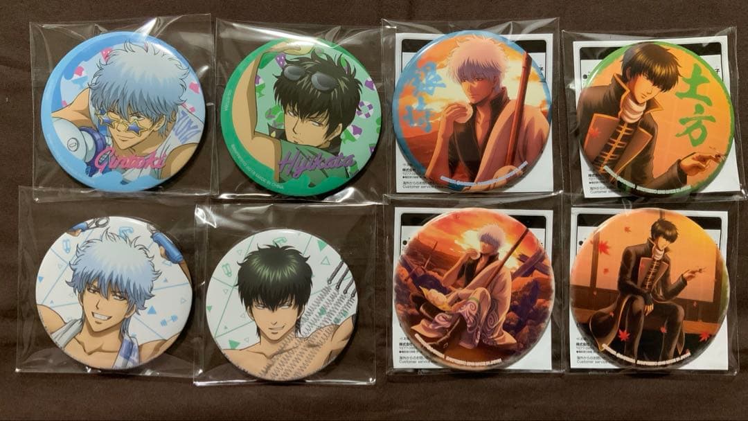 銀魂 コレクション缶バッジ HEROES 入れ替わり編 銀時 土方 銀魂