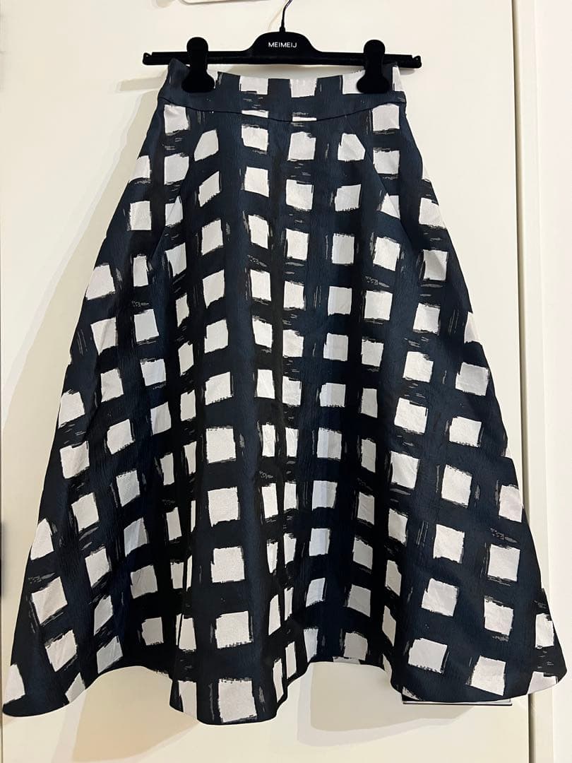 美品★戸田恵梨香着用 ダブスタ Sov.オリジナルチェックジャガードスカート