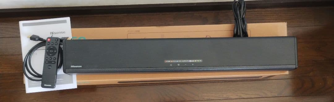 ハイセンス 2.1ch サウンドバー スピーカー HS214 サブウーファー内蔵