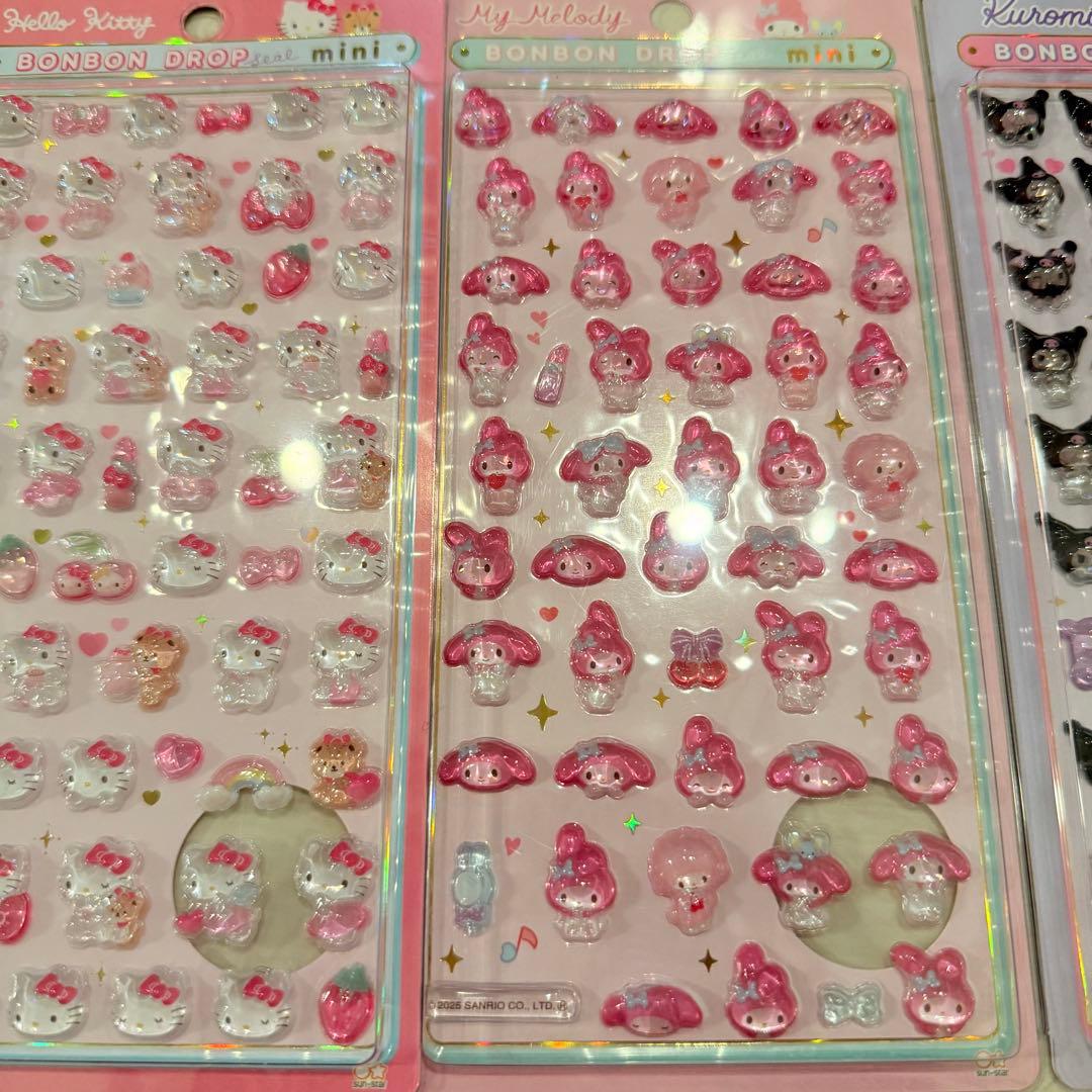 【正規品 新品】サンリオ ボンボンドロップシールミニ 8種コンプ