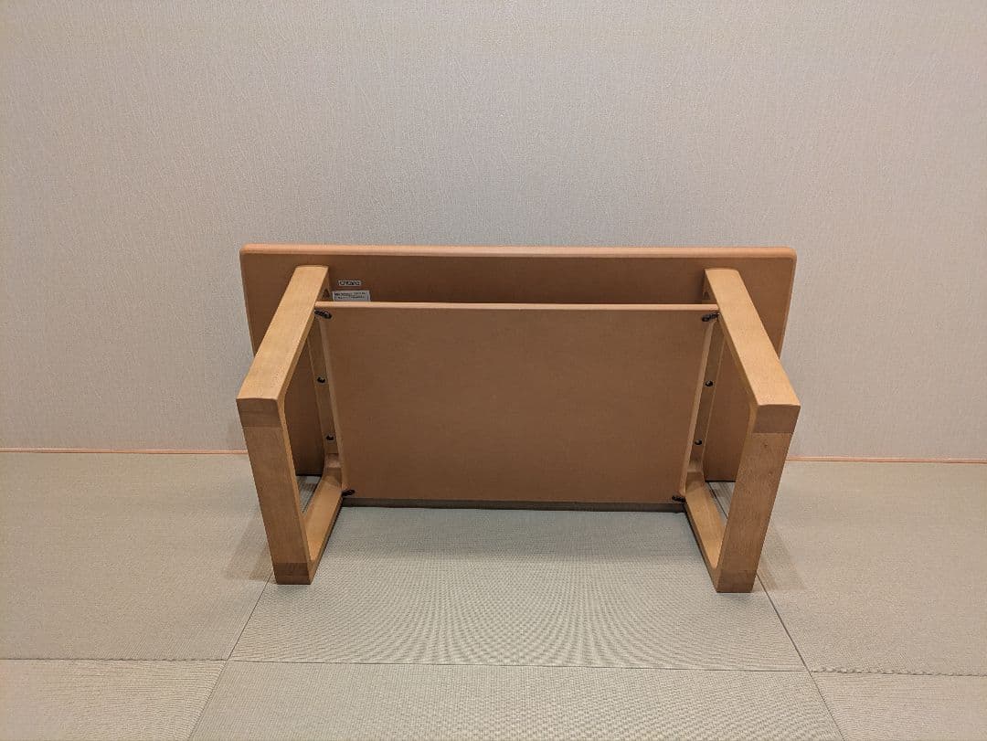 【カリモク】 Chitano センターテーブル ローテーブル 棚付き ナチュラル