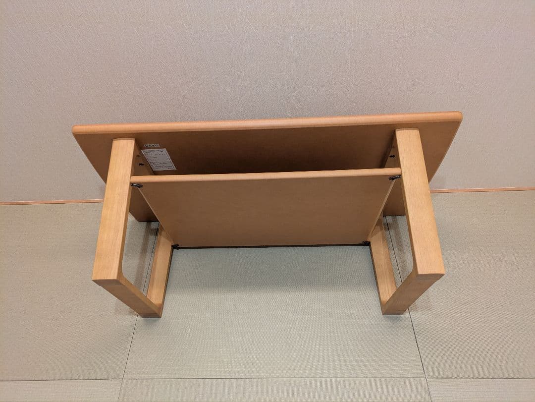 【カリモク】 Chitano センターテーブル ローテーブル 棚付き ナチュラル