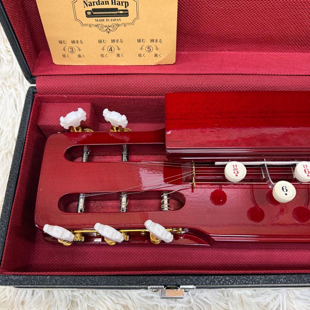 ナルダン楽器製 ナルダン大正琴 Nardan Harp ハードケース付き 琴