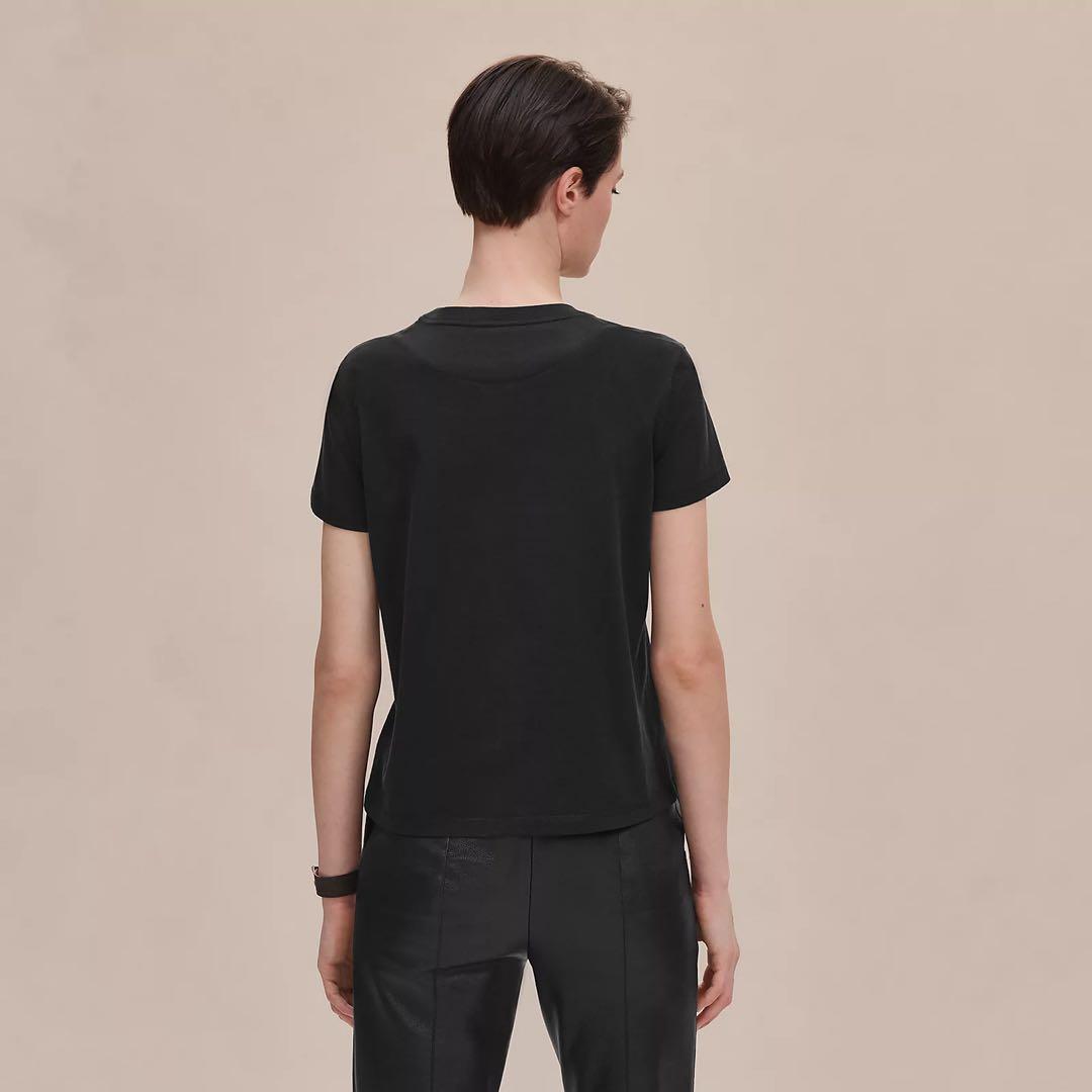 新品】エルメス HERMES Tシャツ 刺繍入りポケット - メルカリ