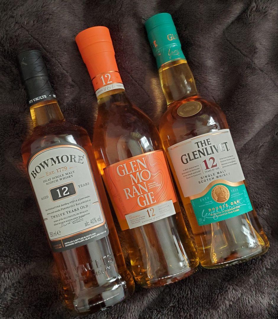 ボウモア12年 / グレンモーレンジィ12年 / グレンリベット12年 - メルカリ