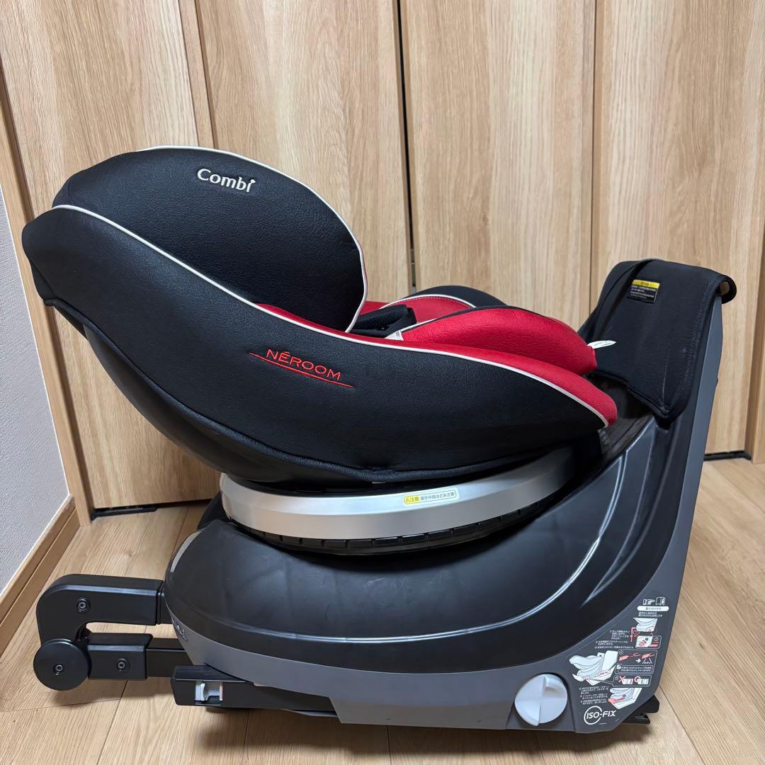 コンビ　チャイルドシート ネルーム ISOFIX エッグショック 新生児 レッド
