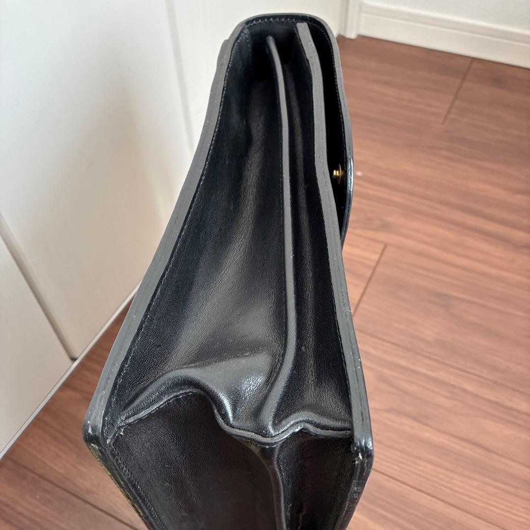 TANIZAWA Ginza 黒 レザー ビジネスバッグ