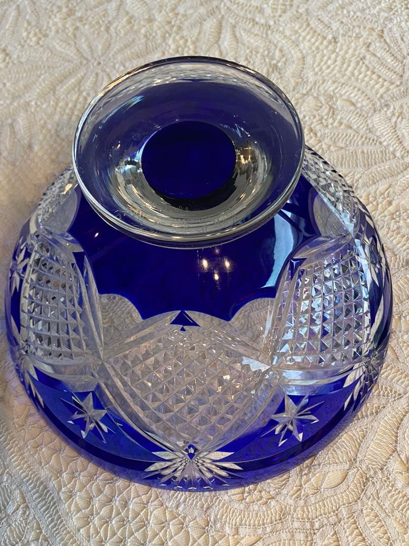 Val St Lambertヴァルサンランベール カットが美しいクリスタルボウル