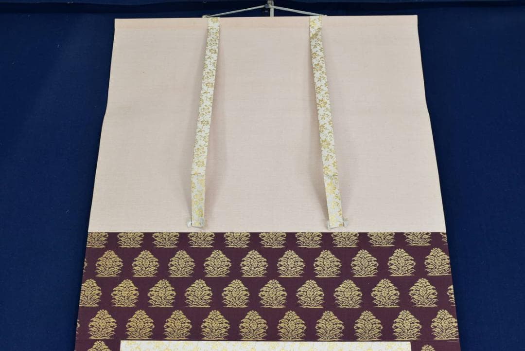 【真作】豊/三尊佛図/掛軸☆宝船☆AB-63