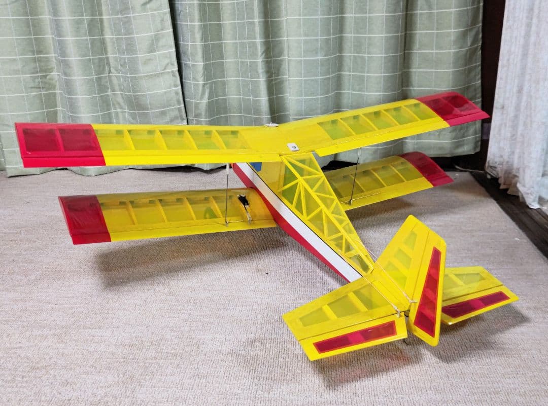 ラジコン飛行機（ハミングカブエルロン仕様） ハミングカブ号 バルサ