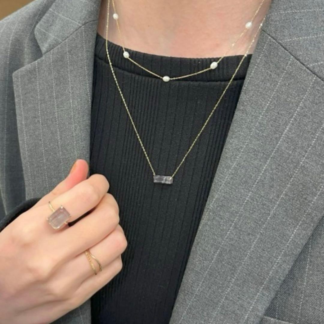 た*ん様 ete（エテ） K10 クレール トライアングルカット リング ♯13