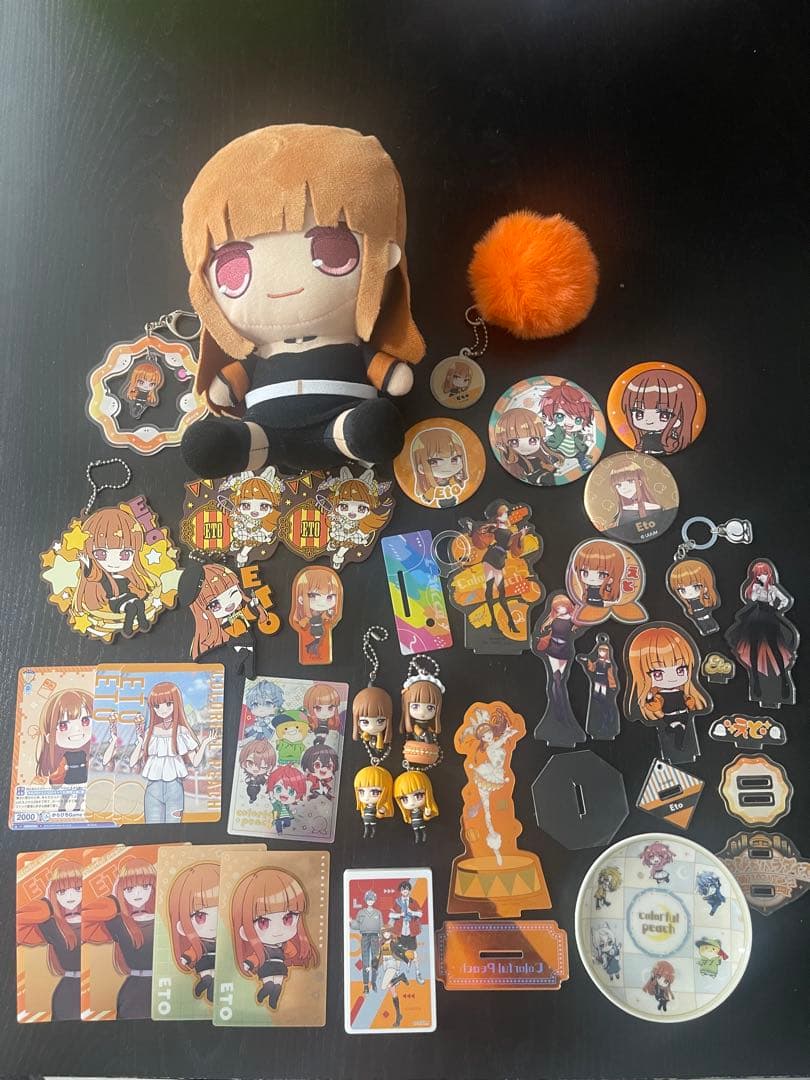 カラフルピーチ えとグッズ セット販売 からぴち - メルカリ