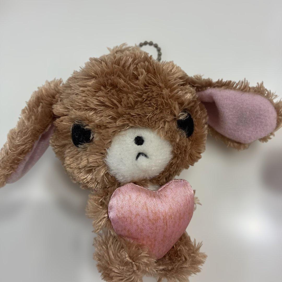 Sugarbunnies くろうさ しろうさ　ぬいぐるみキーホルダーセット
