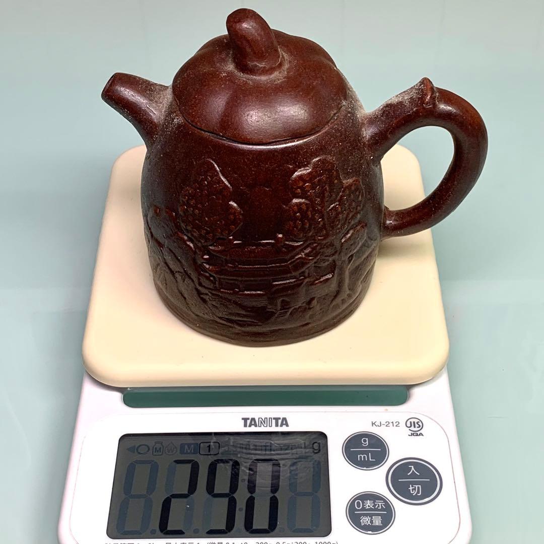 真作】本物保証 急須陶器 宜興紫砂壺手作り 民家収蔵品 茶道具時代物