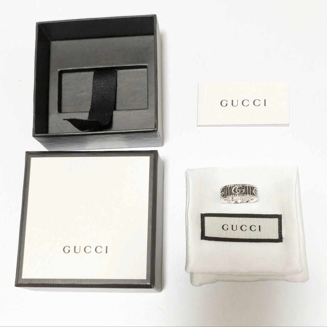 【美品】GUCCI リング マーモント インターロッキング 18号