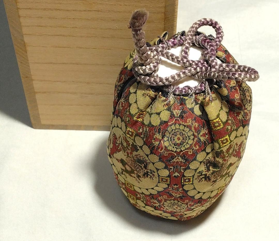 茶道具 丹波立杭焼 信水窯 市野信水作 丹波肩衝茶入