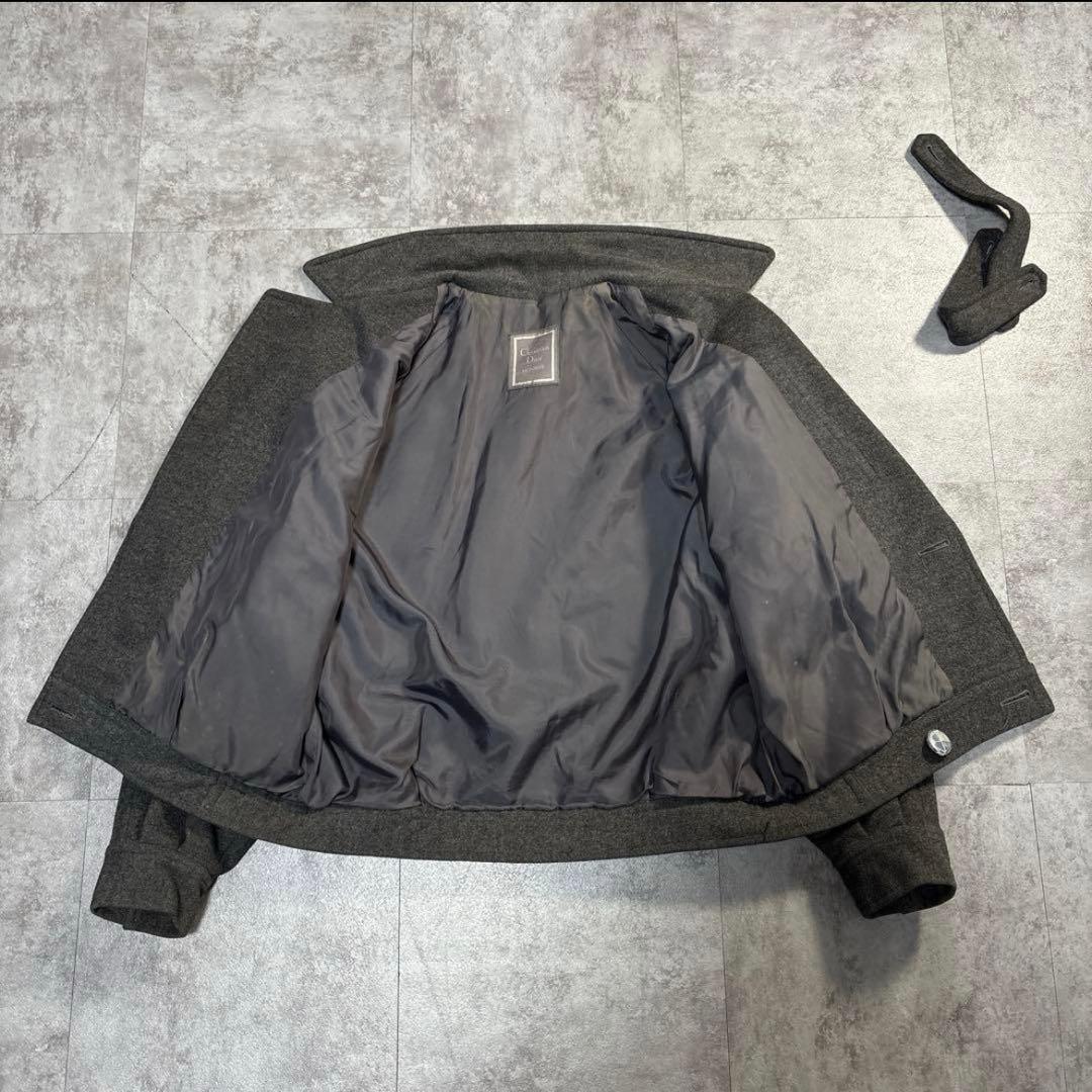 80's　vintage dior short wool bomber j