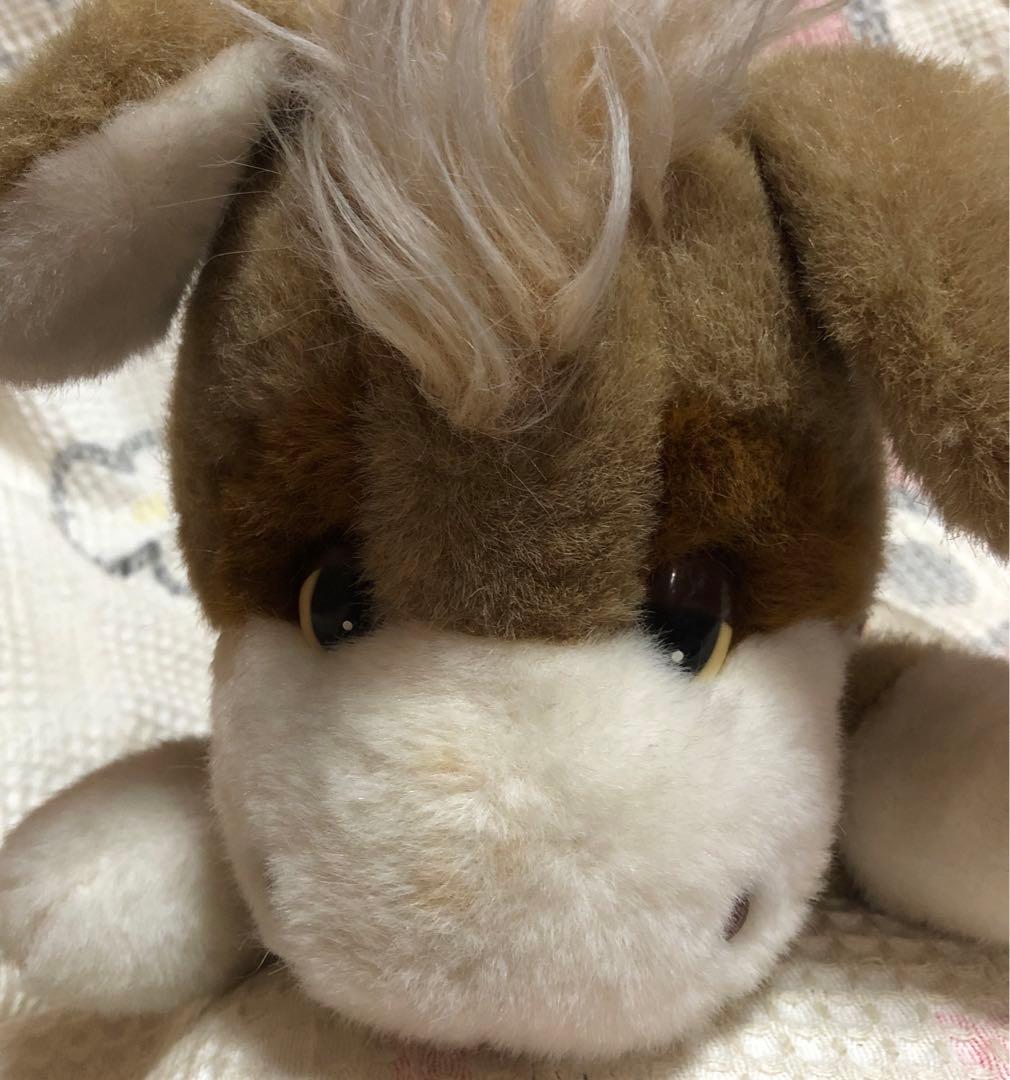 吉徳　昭和レトロ　ヴィンテージ ロバ　ホンキー　ぬいぐるみ　中古品　紙タグ付き