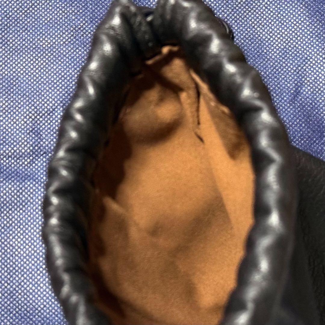 ワイルドスワンズ BOURSE Black ドローストリングバッグ ブレス