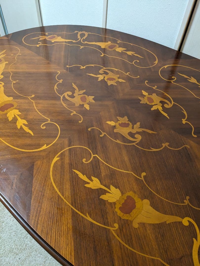 象嵌　ITALIA　イタリア製　Italy　ダイニングテーブル　アンティーク