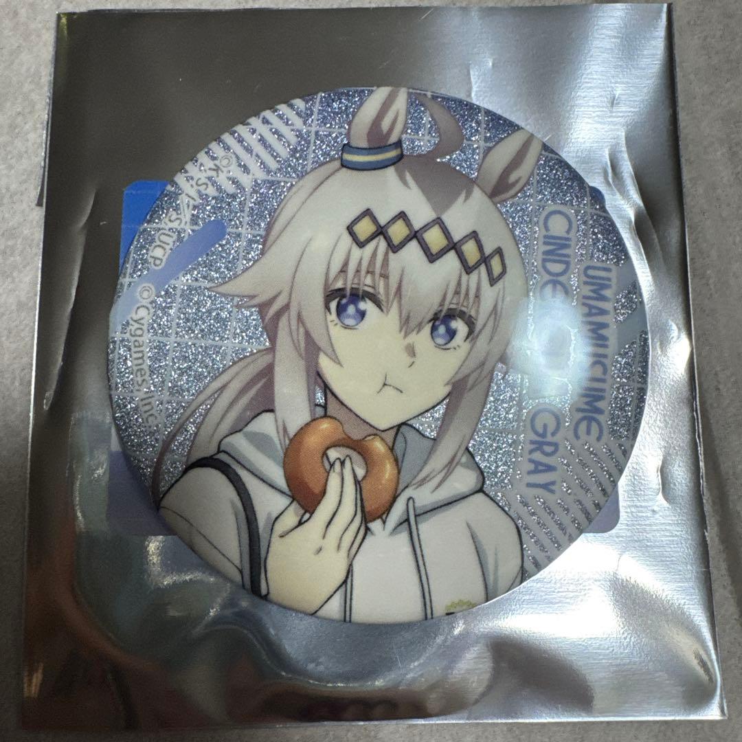 ウマ娘 シンデレラグレイ マルイ オグリキャップ グリッター缶バッジ