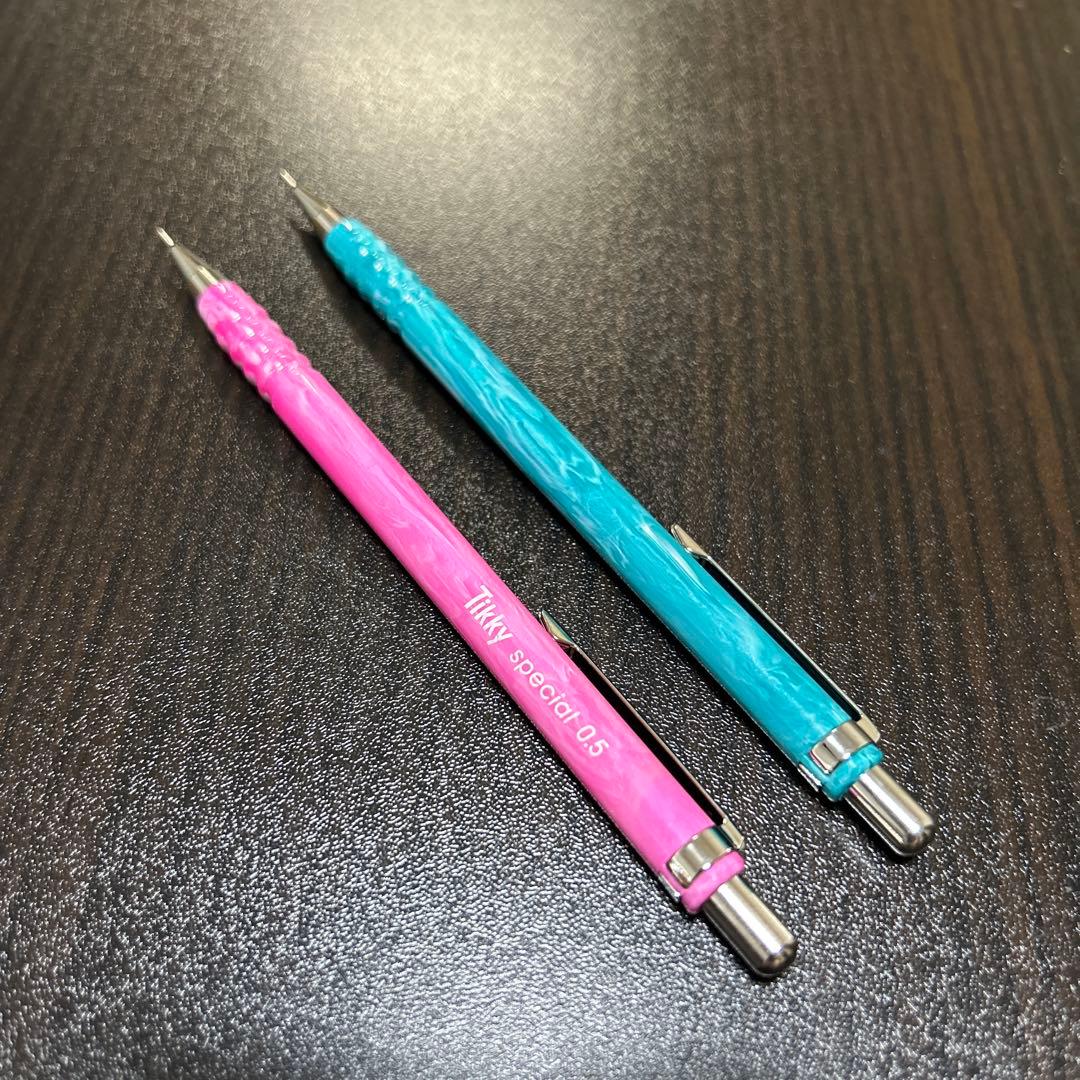 ロットリング ティッキースペシャル ターコイズ&ピンク マーブル2本 未使用