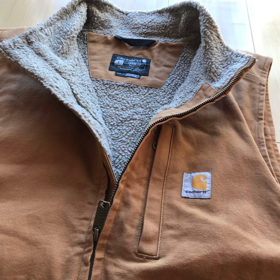 カーハート　ダックボアベストL 美品