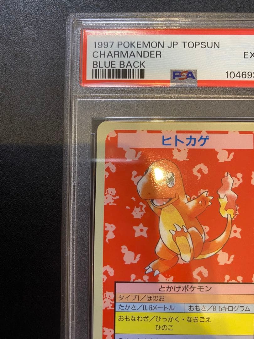 ヒトカゲ　トップサン　psa6 エラー　番号なし　ナンバーレス　ポケモンカード