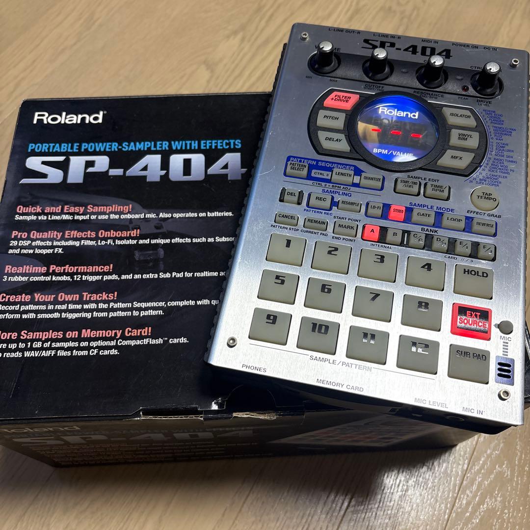 Roland サンプラー SP-404 使い勝手の良さとサウンド・クオリティ！Roland SP-404SX サンプラー