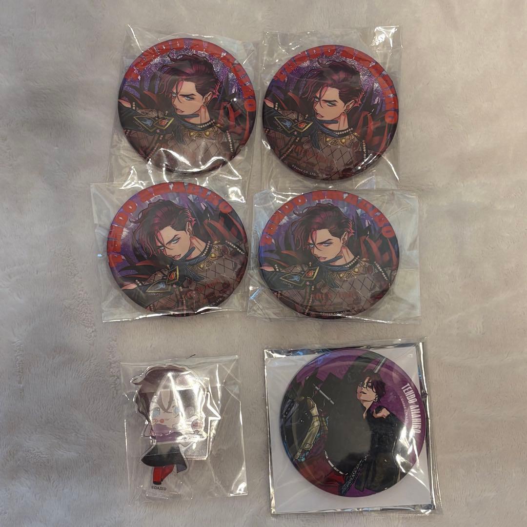 カリスマ 1stブレイク 缶バッジ 天彦 ① バッジ・ピンズ 天堂天彦(顔