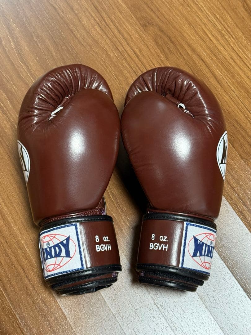 Windy ボクシンググローブ 8oz 8オンス 茶色 ブラウン マルーン - メルカリ