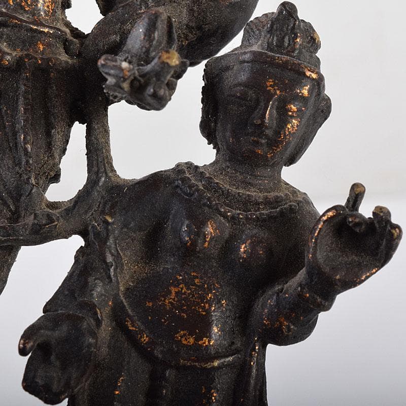 仏教美術 古銅 チベット仏 仏像 置物 V R8656 仏教美術 古銅 チベット