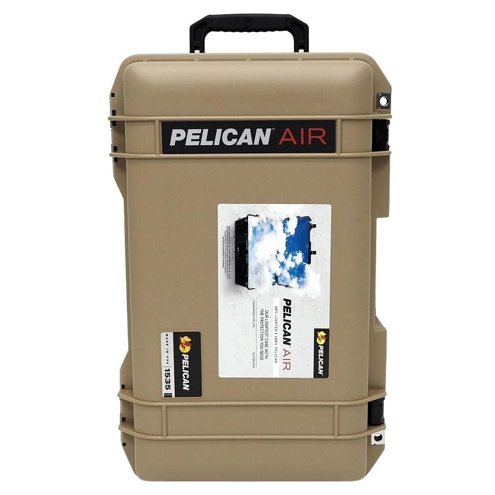 K06343 PELICAN 1535 エアケース デザートタン Pelican 1535 Air Case - Black & Desert Tan | Durable Storage
