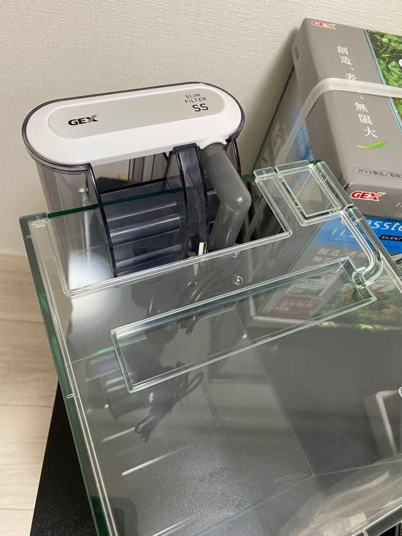 最終値引き価格】20cmガラス水槽3個セットGEX FL-200 2個新品