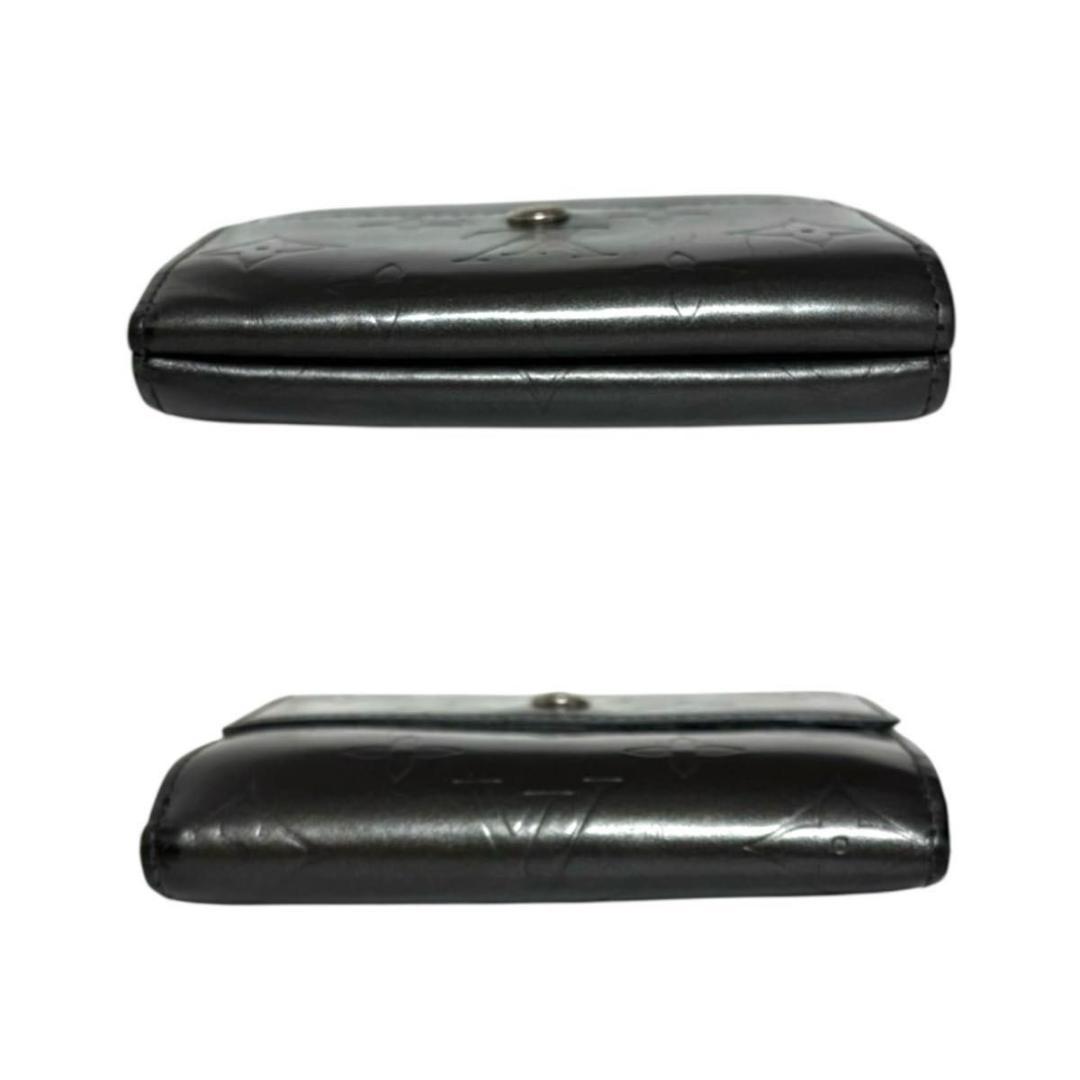 美品 LOUIS VUITTON モノグラムマット 折り財布 ノワール