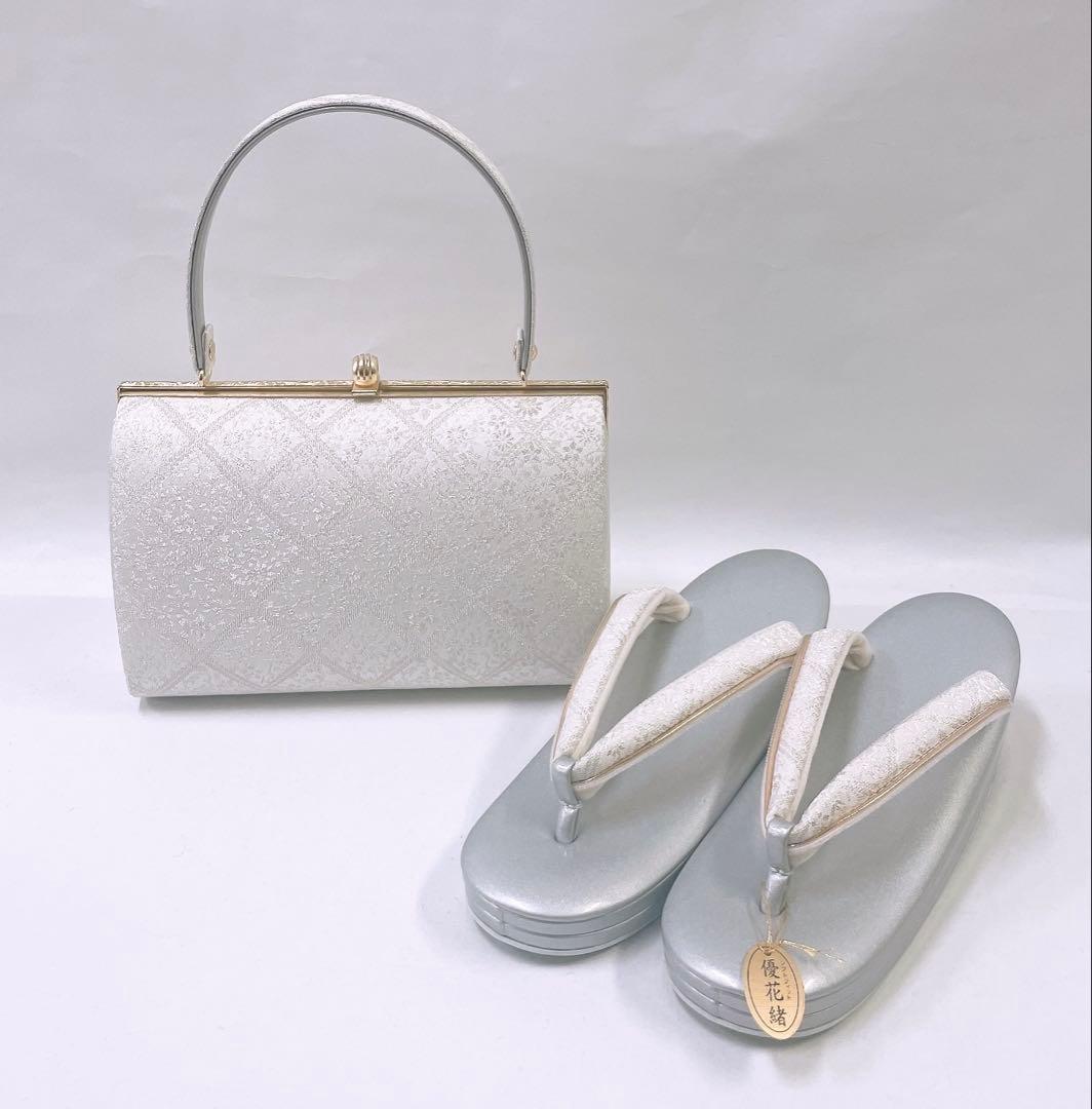 ☆在庫処分 ☆優花緒(ソフトフィット) 帯地 ☆高級草履バッグ