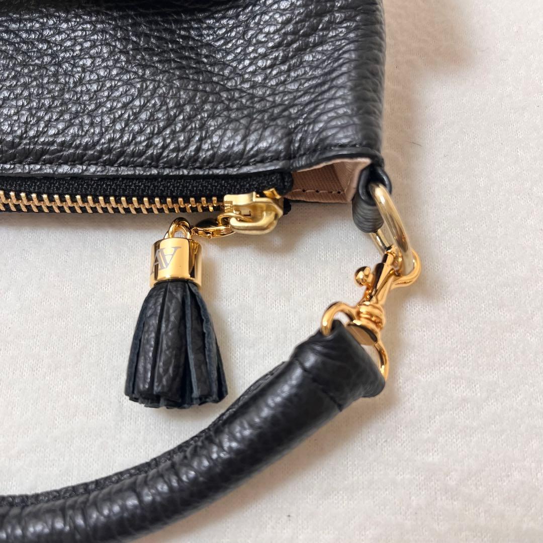 ☆未使用級☆ ATAO アタオ ホリデー ショルダーバッグ ブラック 2way