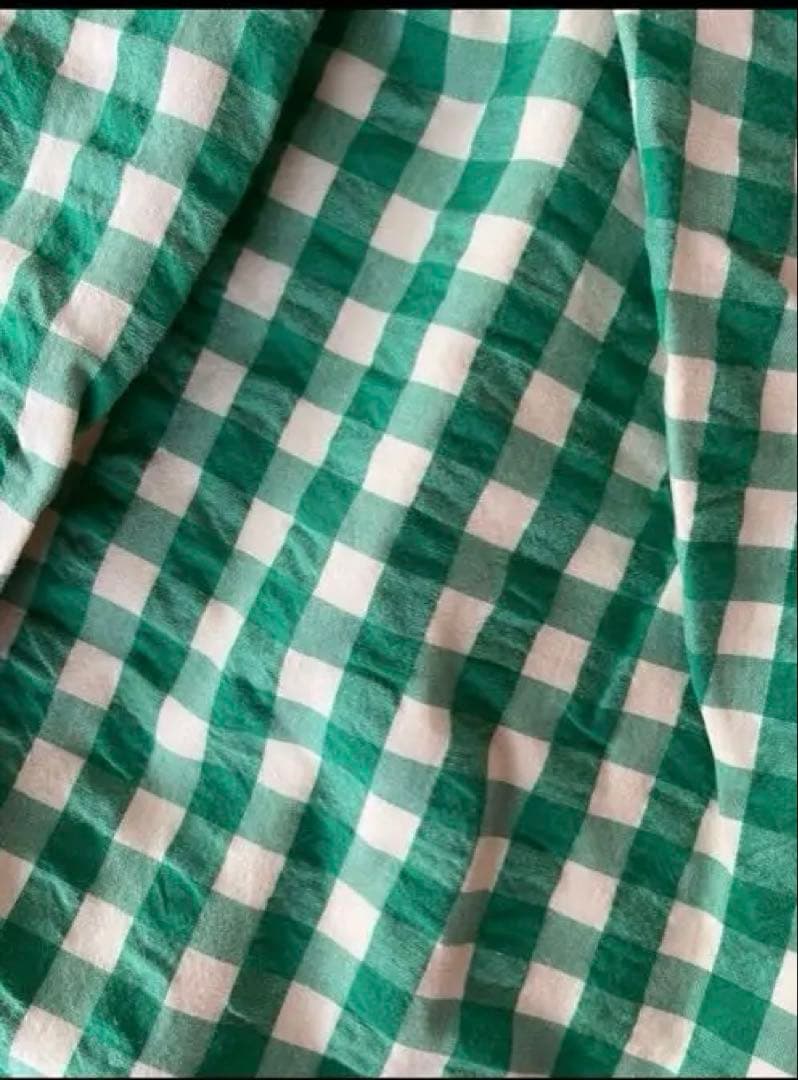 ☆ veritecoeur ヴェリテクール ☆緑のチェック柄 パンツ