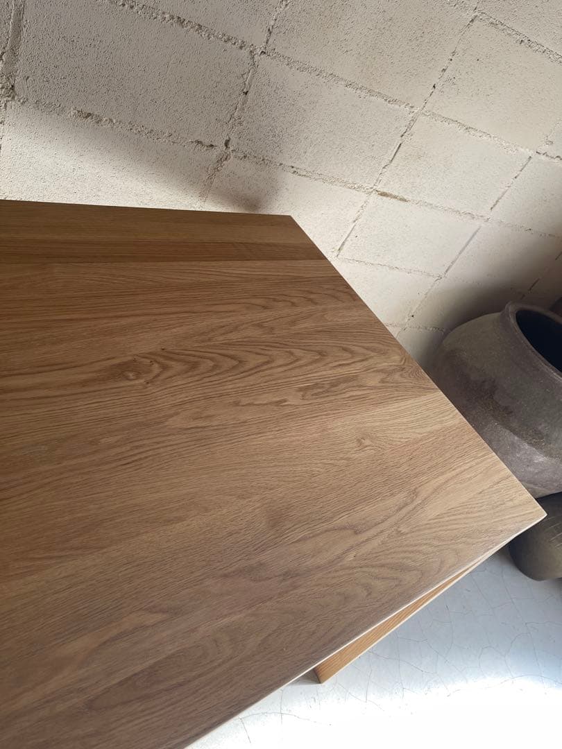 専用　美品　MUJI無印良品　ダイニングテーブル　オーク無垢　椅子２脚3点セット