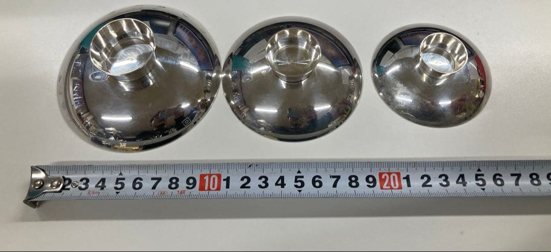 3点 純銀盃 純銀 銀盃 盃 シルバー 金属工芸 刻印　約208g