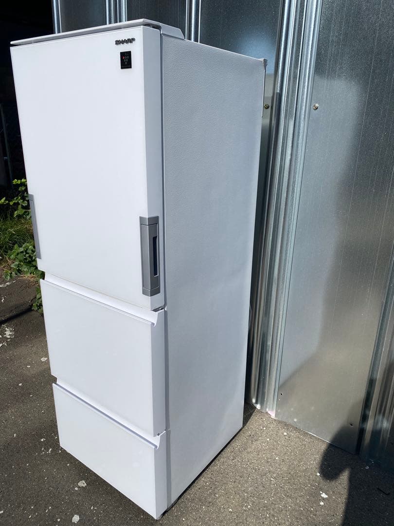 【B16】美品　シャープ　350L冷蔵庫 SJ-GW35H-W　22年製