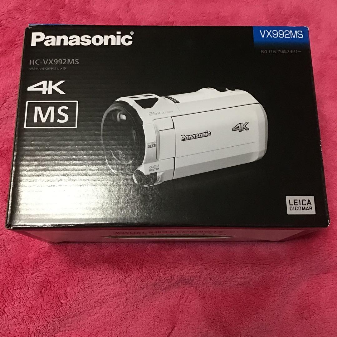 Panasonic HC-VX992MS デジタル4Kビデオカメラ レッド