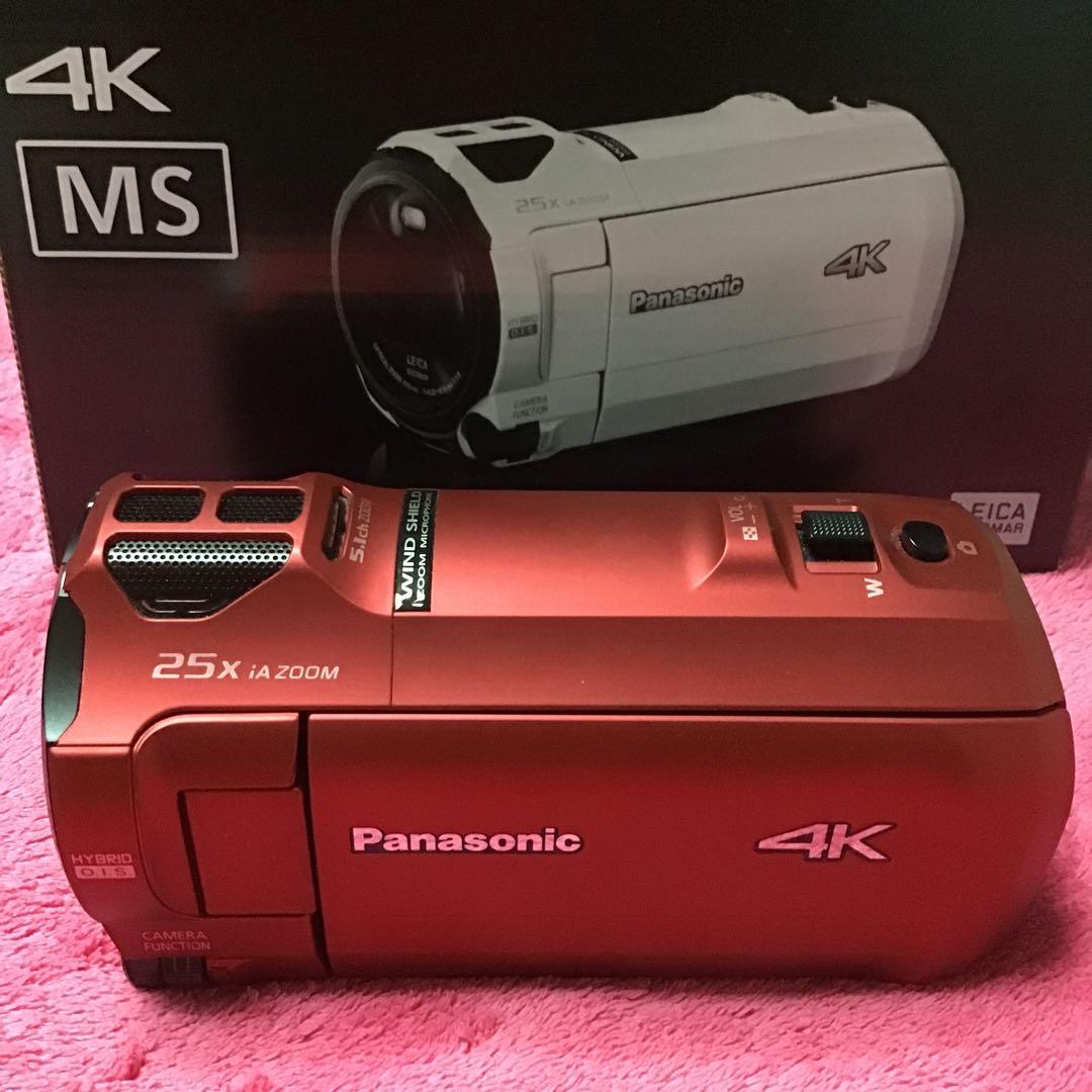 Panasonic HC-VX992MS デジタル4Kビデオカメラ レッド