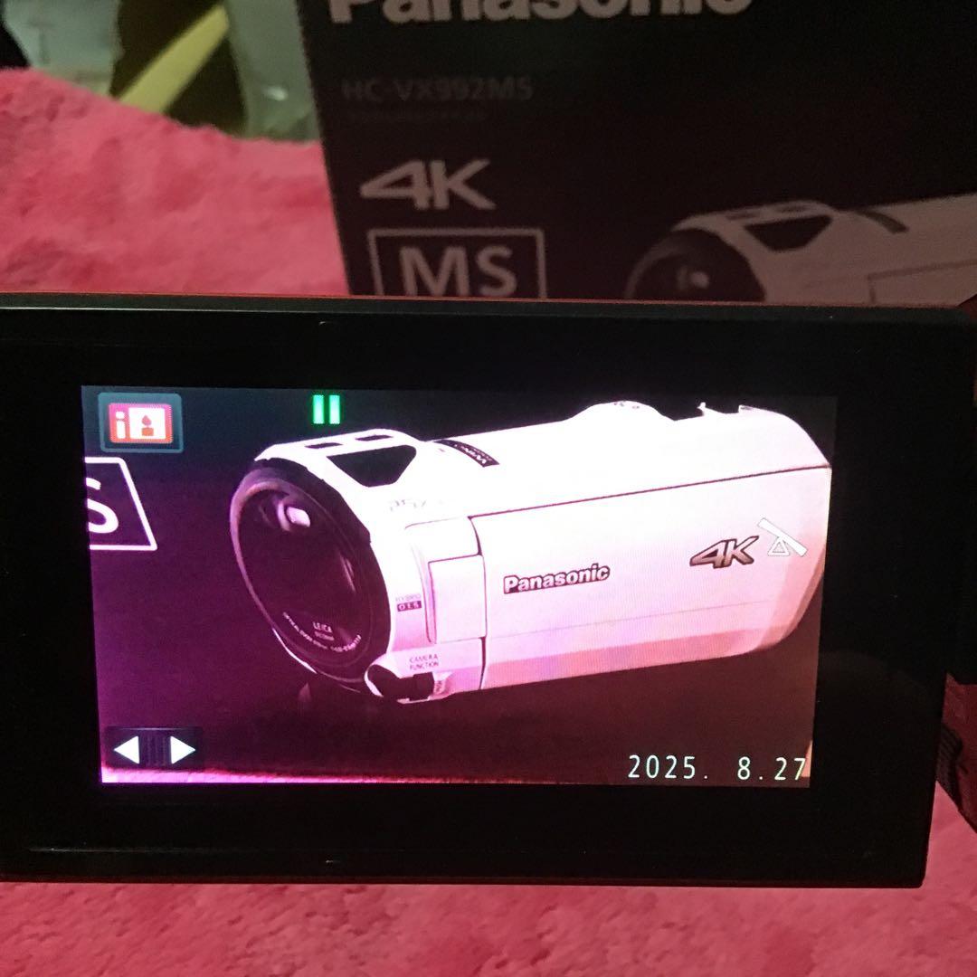 Panasonic HC-VX992MS デジタル4Kビデオカメラ レッド