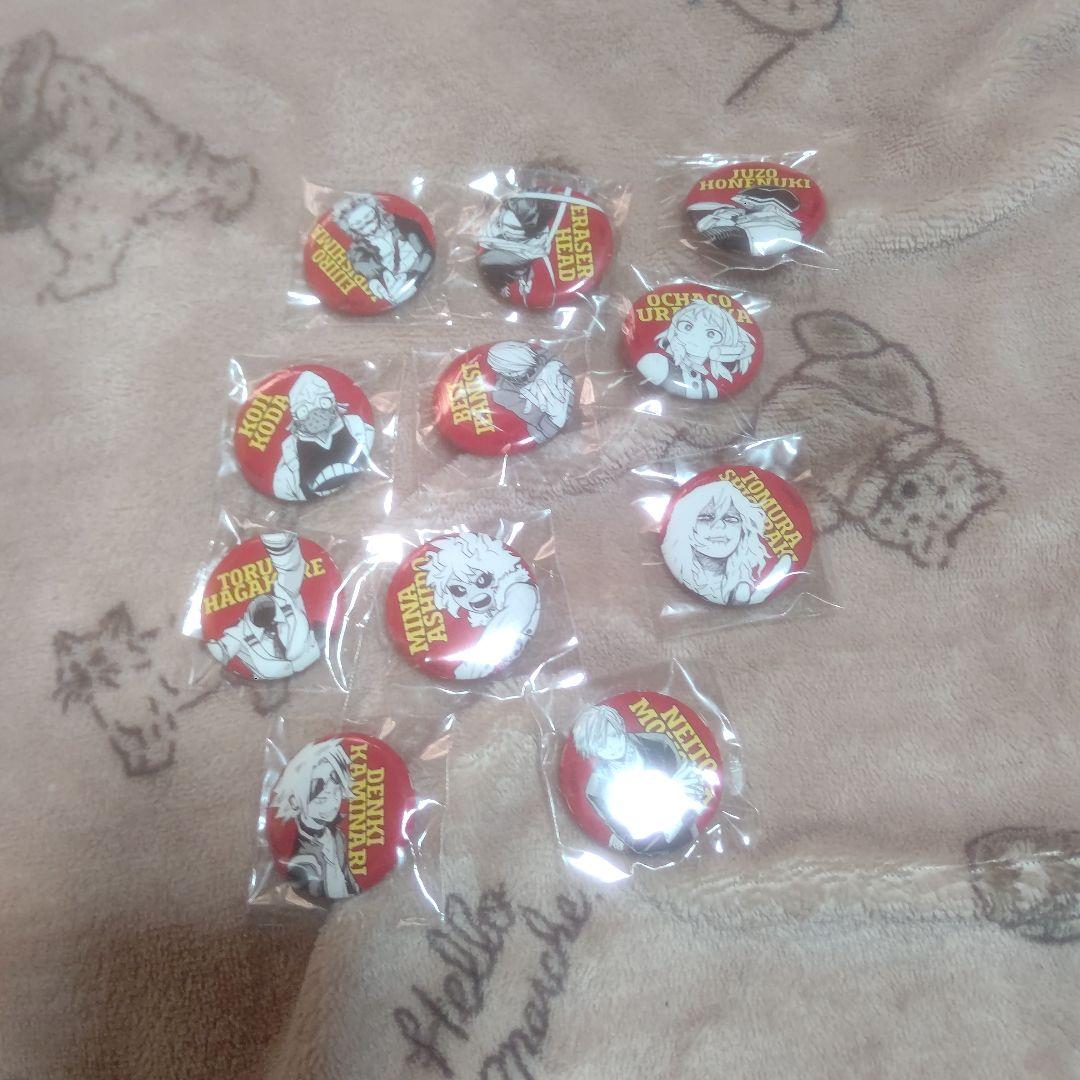 ヒロアカ　オールスター缶バッチ