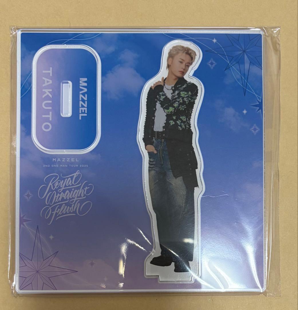 匿名発送】未開封 MAZZEL TAKUTO アクリルスタンド - メルカリ