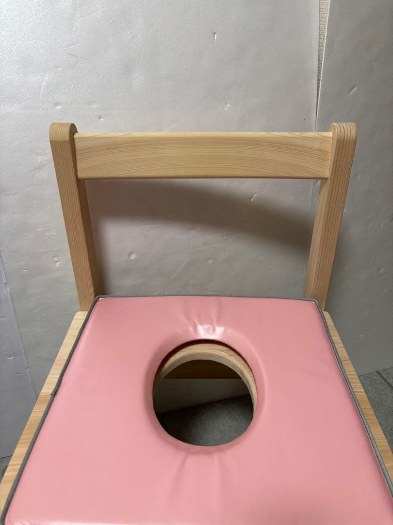 背もたれ付き よもぎ蒸し 椅子 チェア クッション付き